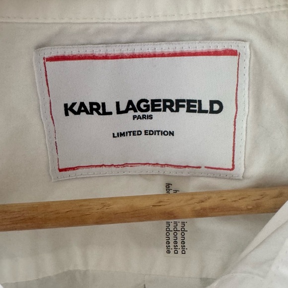 Karl Lagerfeld Limited Edition White Shirt 300 - Picture 2 of 7